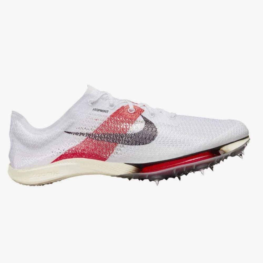 Nike Air Zoom Victory EK White Blk Red Men's Track Spikes FJ0668-100